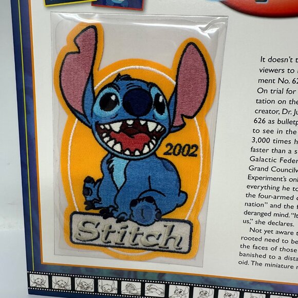 Willabeee & Ward Disney Stitch 2002 Collectible Patch With Card - Picture 2 of 4
